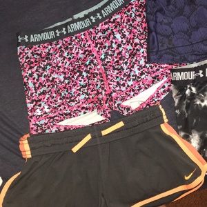 Bundle of workout shorts/ booty shorts
